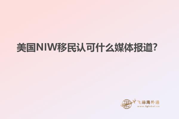 美国NIW移民认可什么媒体报道?