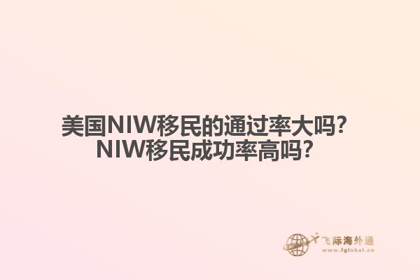 美国NIW移民的通过率大吗?NIW移民成功率高吗?