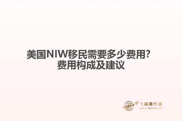 美国NIW移民需要多少费用？费用构成及建议