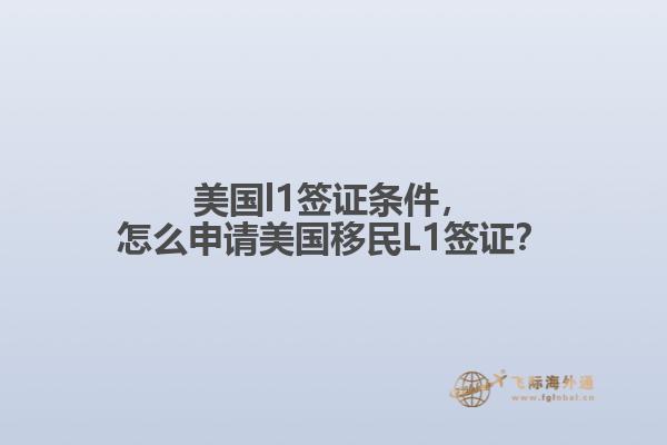 美国l1签证条件,怎么申请美国移民L1签证?