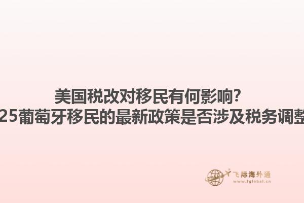 美国税改对移民有何影响？2025葡萄牙移民的最新政策是否涉及税务调整？1.jpg