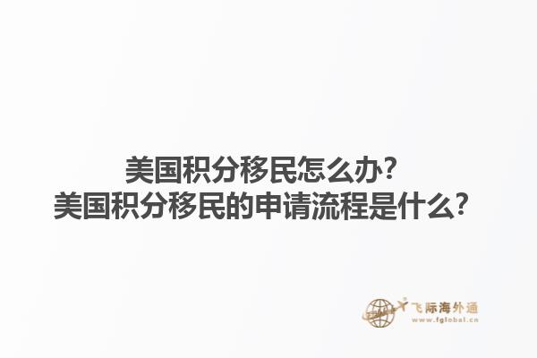 美国积分移民怎么办?美国积分移民的申请流程是什么?1.jpg