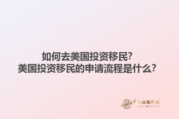 如何去美国投资移民?美国投资移民的申请流程是什么?1.jpg