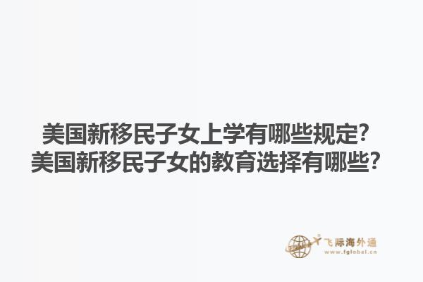 美国新移民子女上学有哪些规定?美国新移民子女的教育选择有哪些?1.jpg