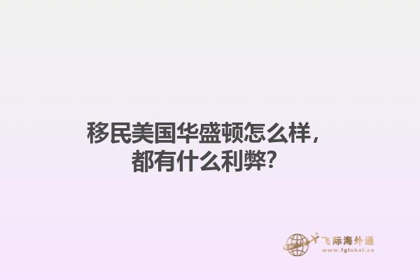 移民美国华盛顿怎么样,都有什么利弊?1.jpg