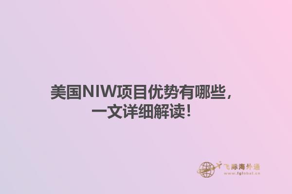 美国NIW项目优势有哪些,一文详细解读!1.jpg