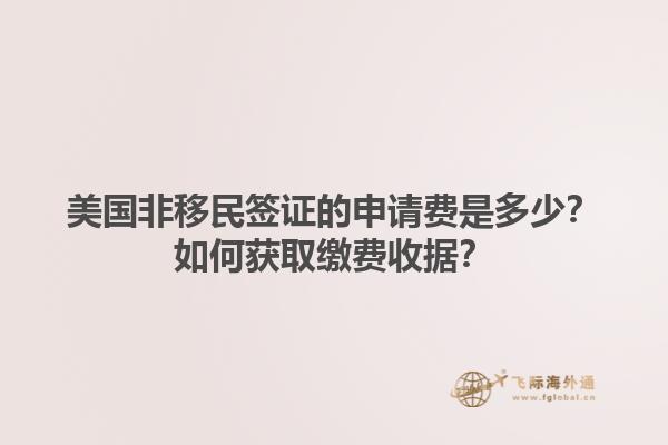 美国非移民签证的申请费是多少?如何获取缴费收据?1.jpg