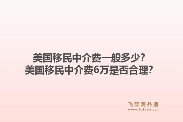 美国移民中介费一般多少?美国移民中介费6万是否合理?1.jpg