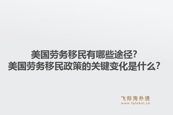 美国劳务移民有哪些途径？美国劳务移民政策的关键变化是什么？1.jpg