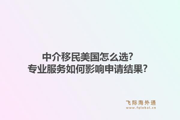 中介移民美国怎么选？专业服务如何影响申请结果？