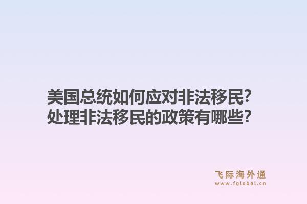 美国总统如何应对非法移民？处理非法移民的政策有哪些？1.jpg