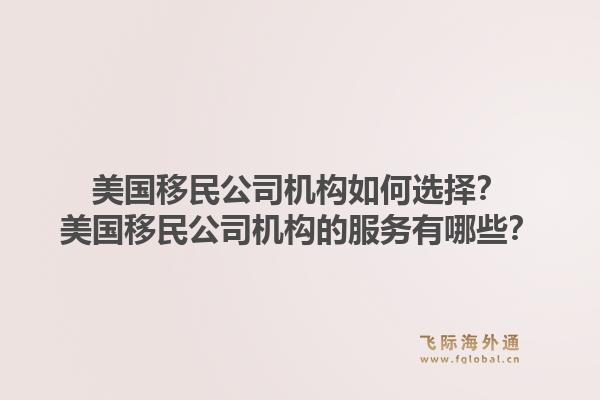 美国移民公司机构如何选择？美国移民公司机构的服务有哪些？1.jpg