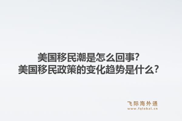 美国移民潮是怎么回事?美国移民政策的变化趋势是什么?1.jpg