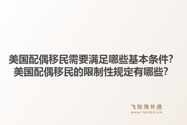 美国配偶移民需要满足哪些基本条件？美国配偶移民的限制性规定有哪些？1.jpg
