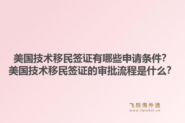 美国技术移民签证有哪些申请条件？美国技术移民签证的审批流程是什么？1.jpg