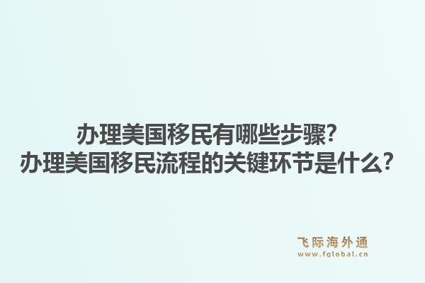 办理美国移民有哪些步骤？办理美国移民流程的关键环节是什么？1.jpg
