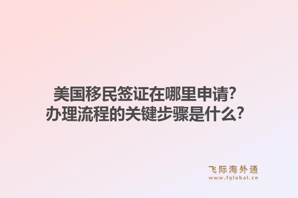 美国移民签证在哪里申请?办理流程的关键步骤是什么?1.jpg