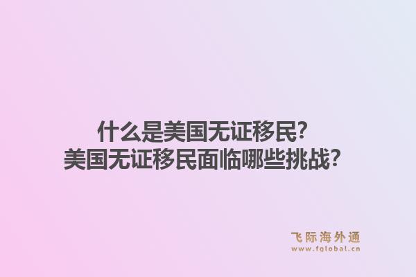 什么是美国无证移民?美国无证移民面临哪些挑战?1.jpg